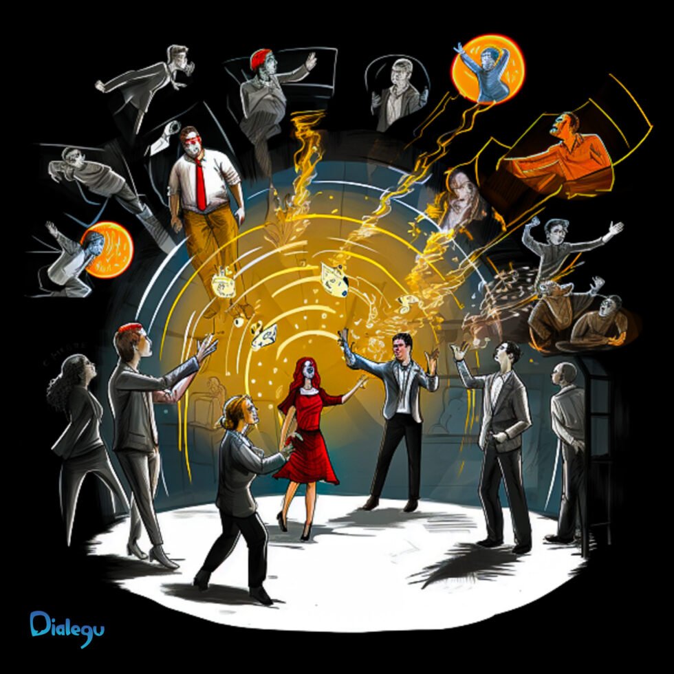 Escena de Teatro del Oprimido con participación del público